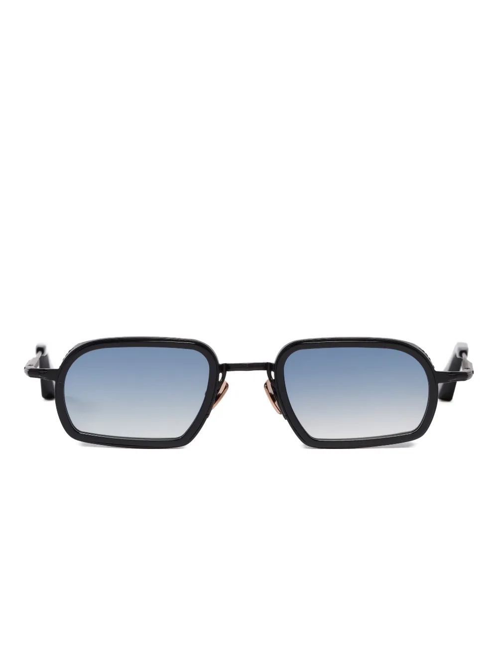 John Dalia SAMUEL 2 geometric-frame sunglasses - ブラック John Dalia SAMUEL 2 geometric-frame sunglasses - ブラック