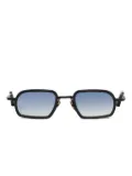 John Dalia SAMUEL 2 geometric-frame sunglasses - Black