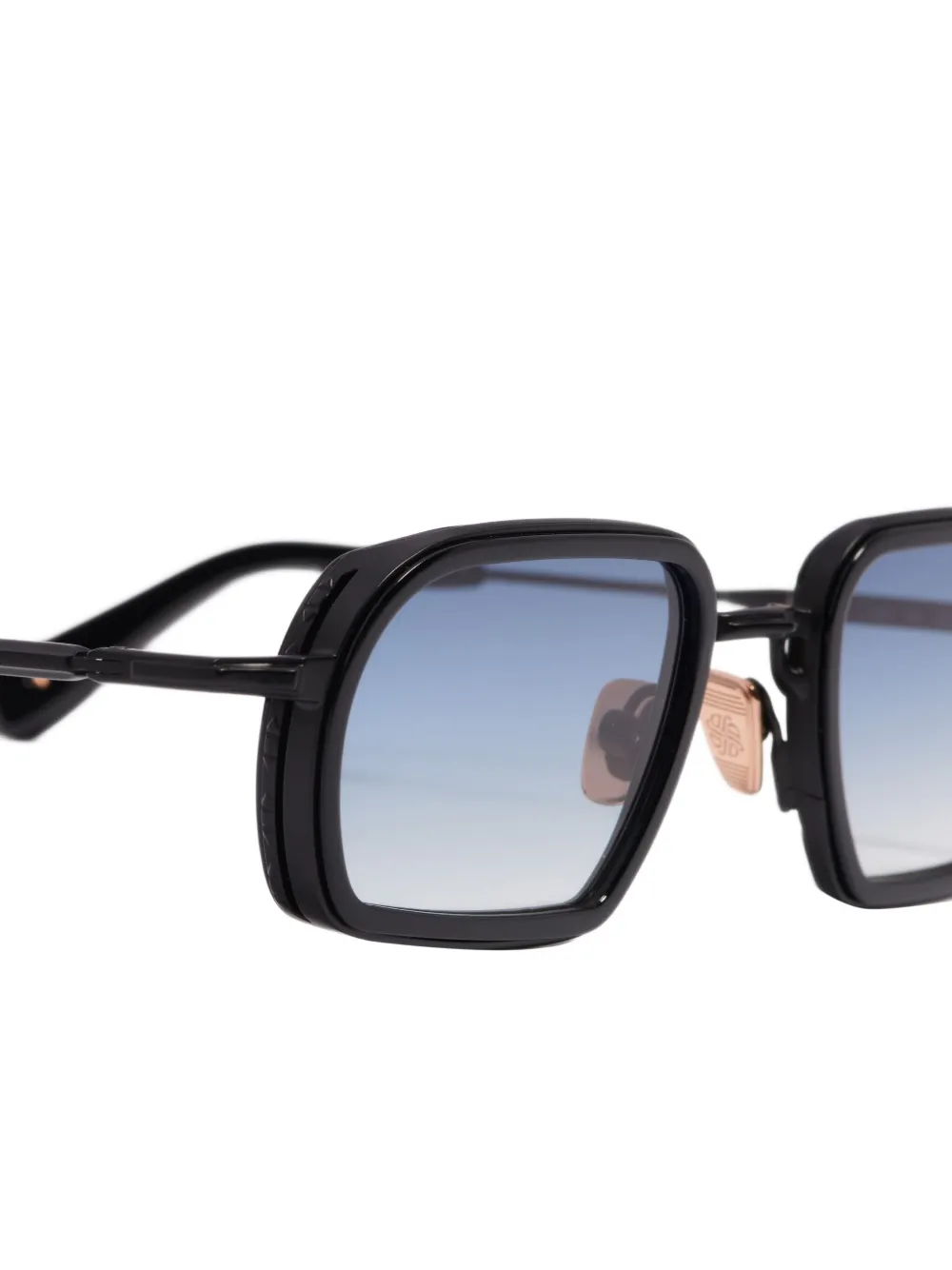 John Dalia SAMUEL 2 geometric-frame sunglasses Zwart