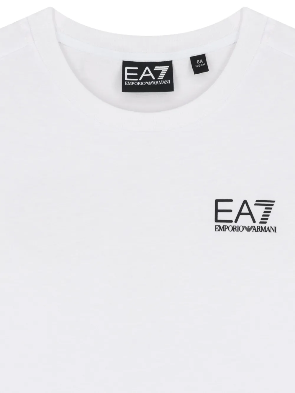 Emporio Armani Kids T-shirt met adelaar-logo Wit