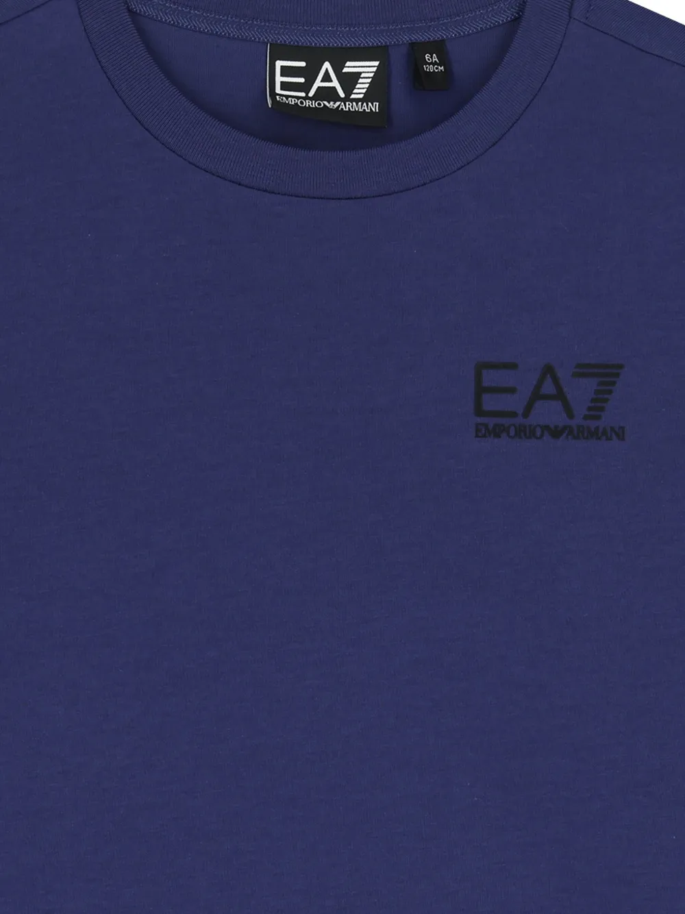 Emporio Armani Kids T-shirt met logoprint Blauw