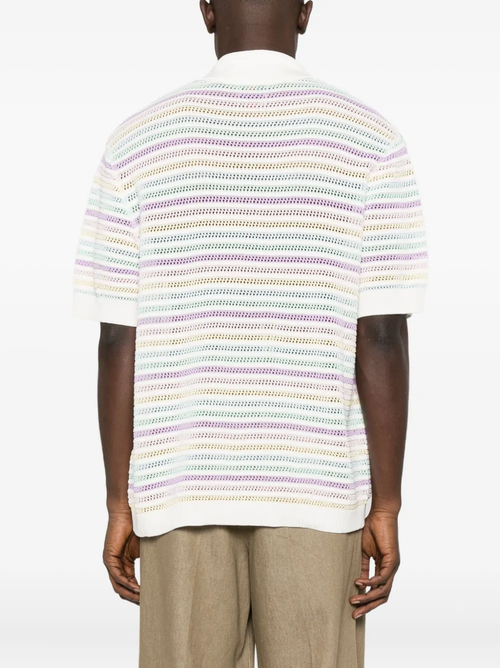 Casablanca Gestreepte overhemd Wit