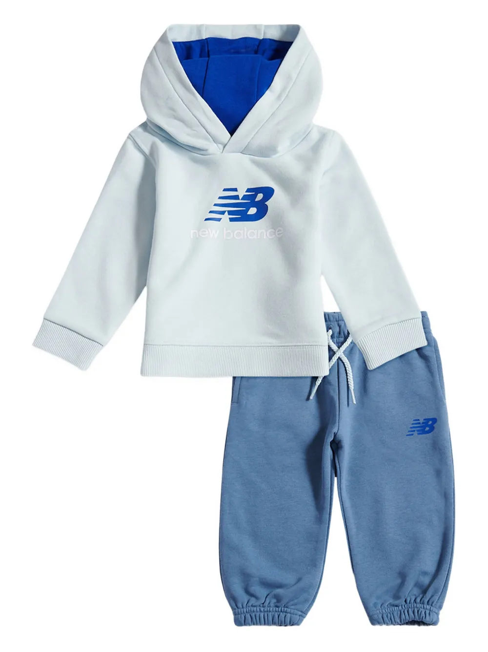 New Balance Kids フーデッド トラックスーツ - ブルー