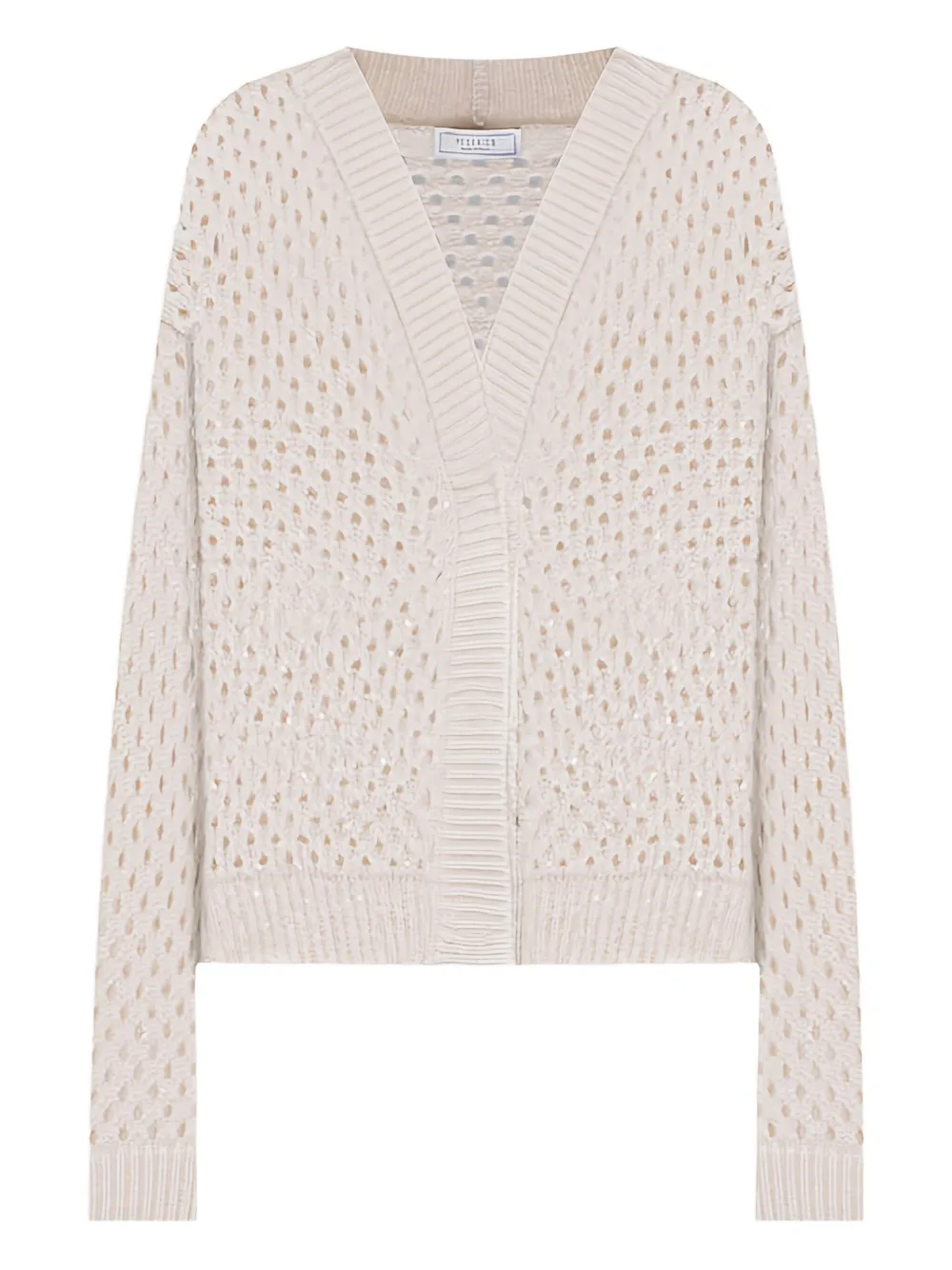 Peserico long-sleeve V-neck cardigan - Toni neutri