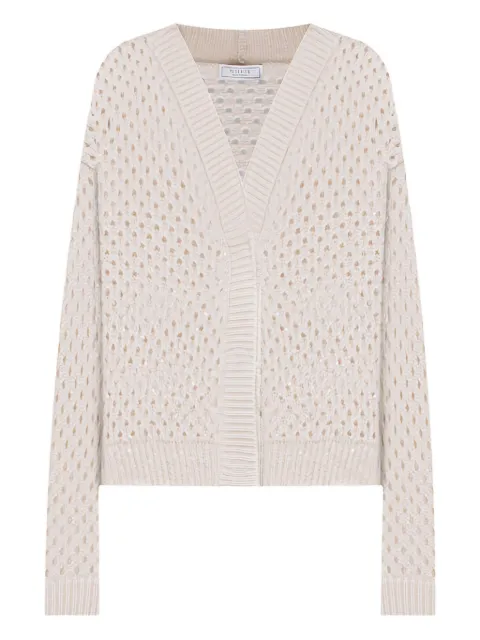 Peserico long-sleeve V-neck cardigan