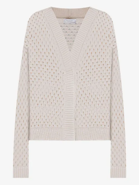 Peserico long-sleeve V-neck cardigan