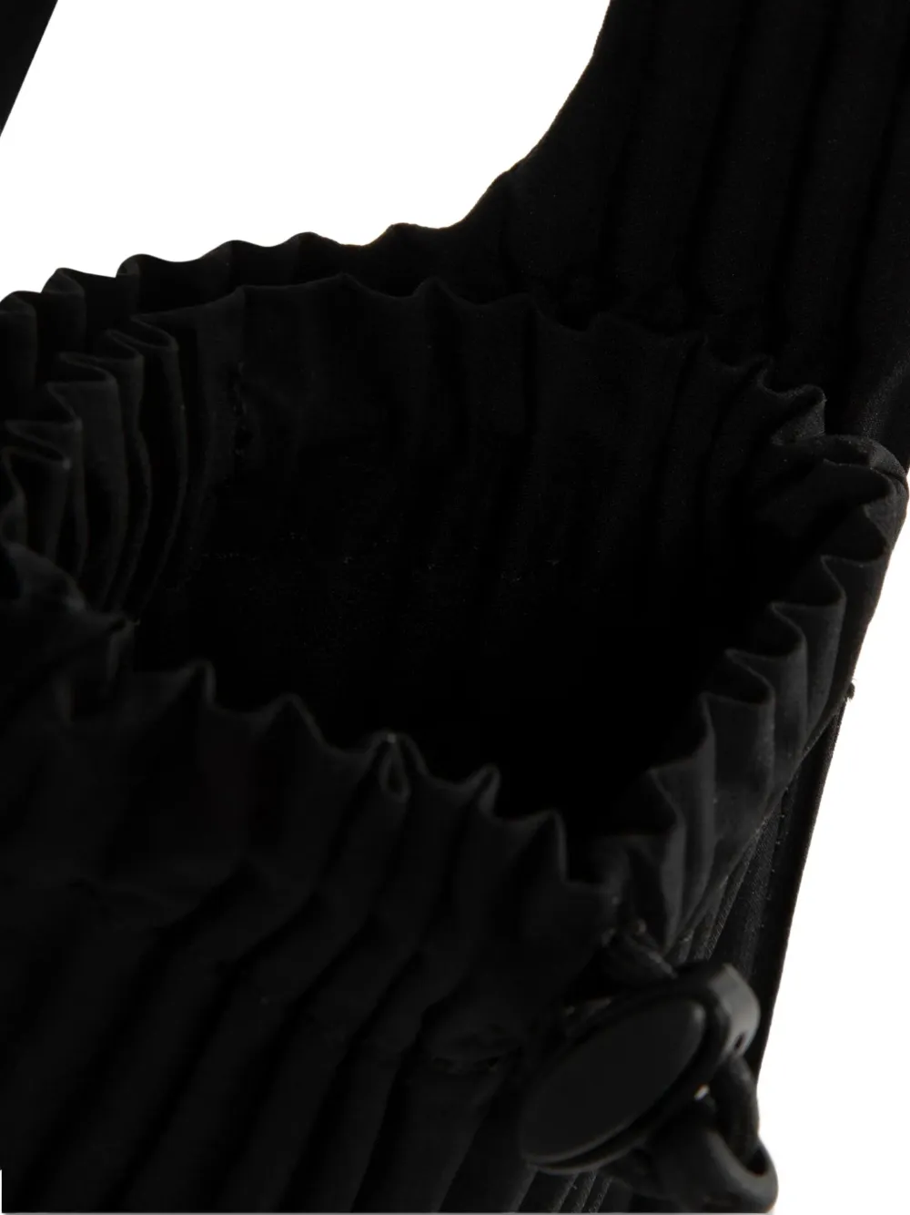 Issey Miyake Gray Pocket Bag In Black