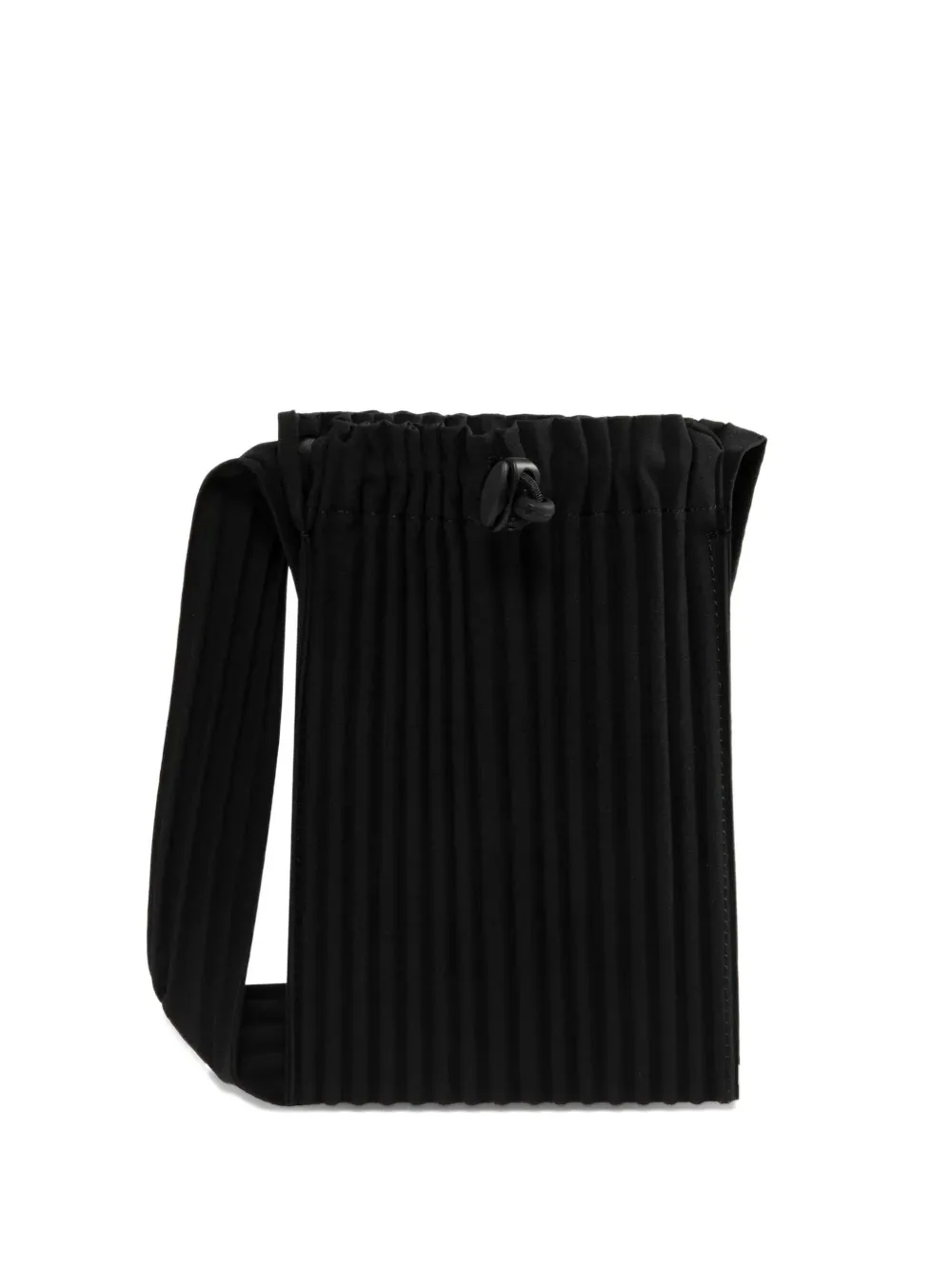 Issey Miyake pleated messenger bag | Black | Image 1
