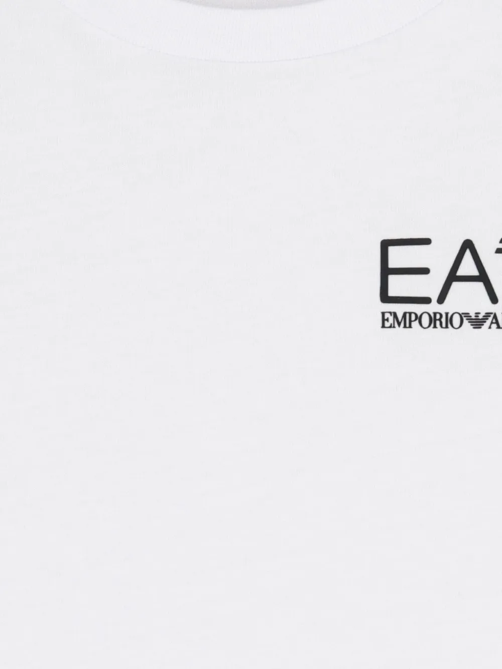 Emporio Armani Logo Long-sleeve T-shirt In White