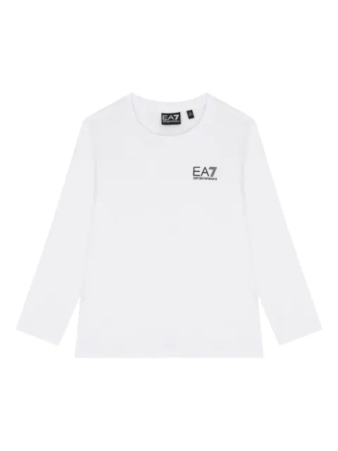 Emporio Armani Kids logo long-sleeve T-shirt