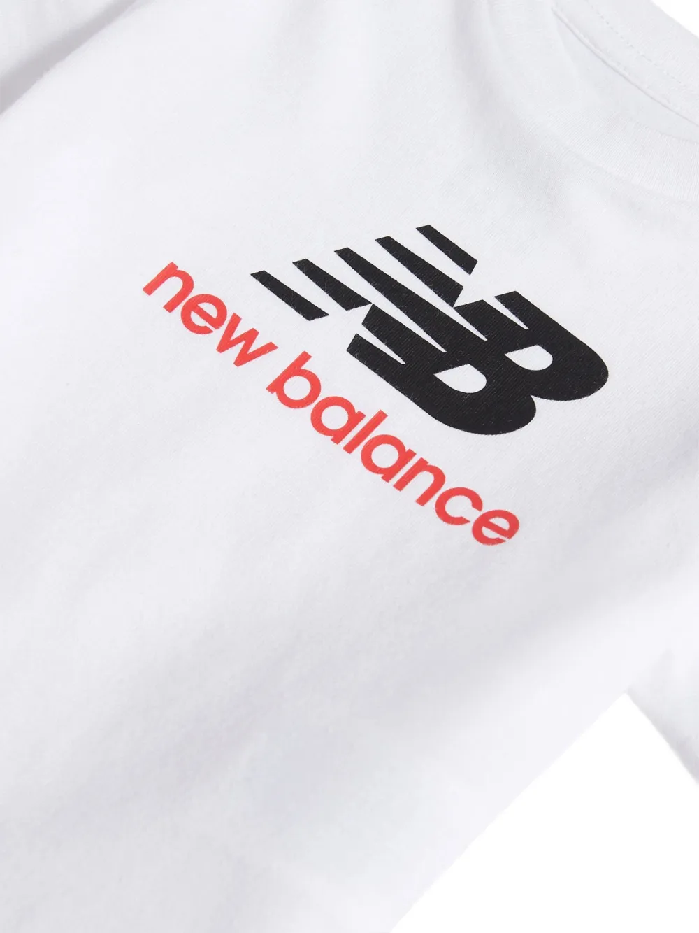 New Balance Kids T-shirt met logoprint Wit