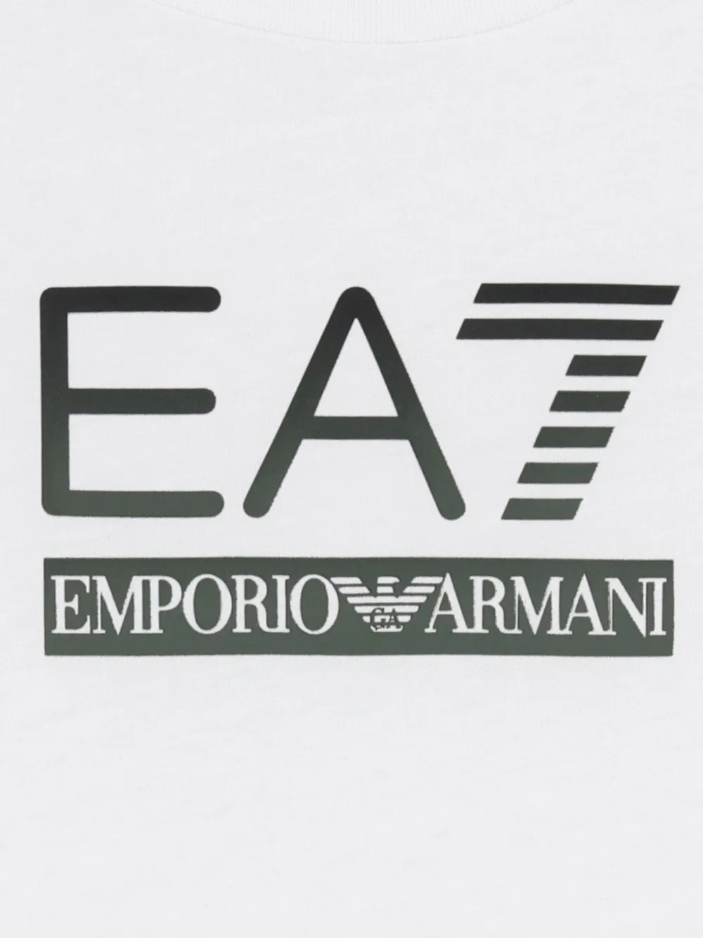 Emporio Armani Kids T-shirt met logoprint U0002 BIANCO