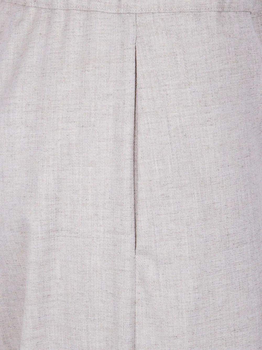 D Exterior D.exterior Soft Flanel Wide Leg Short Trousers In Neutral