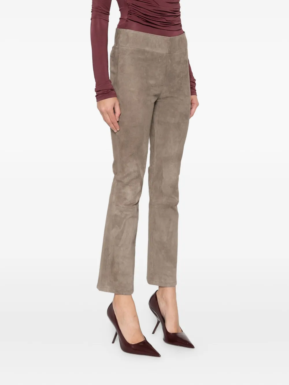 Arma Cropped broek Grijs