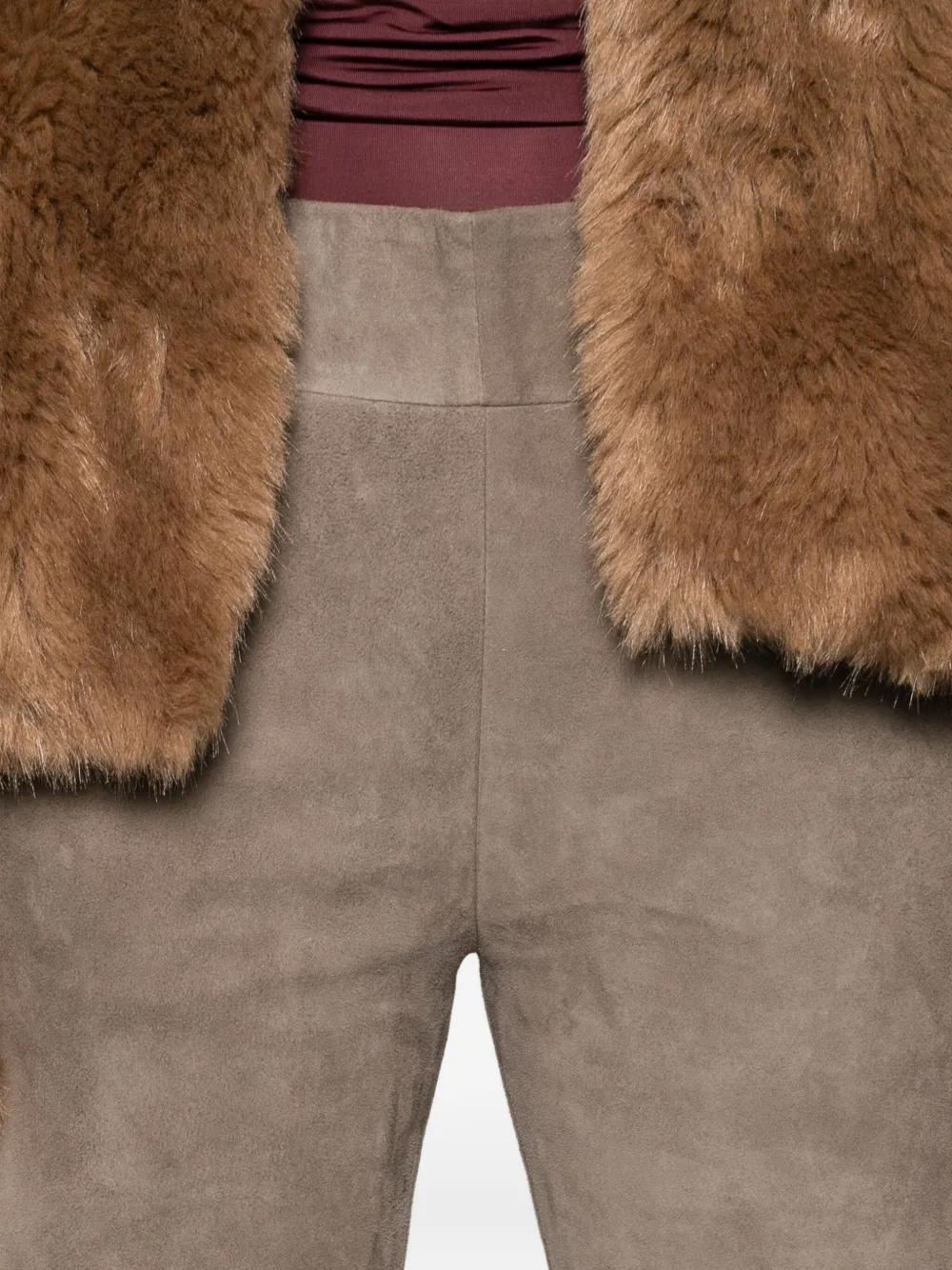 Arma Cropped broek Grijs