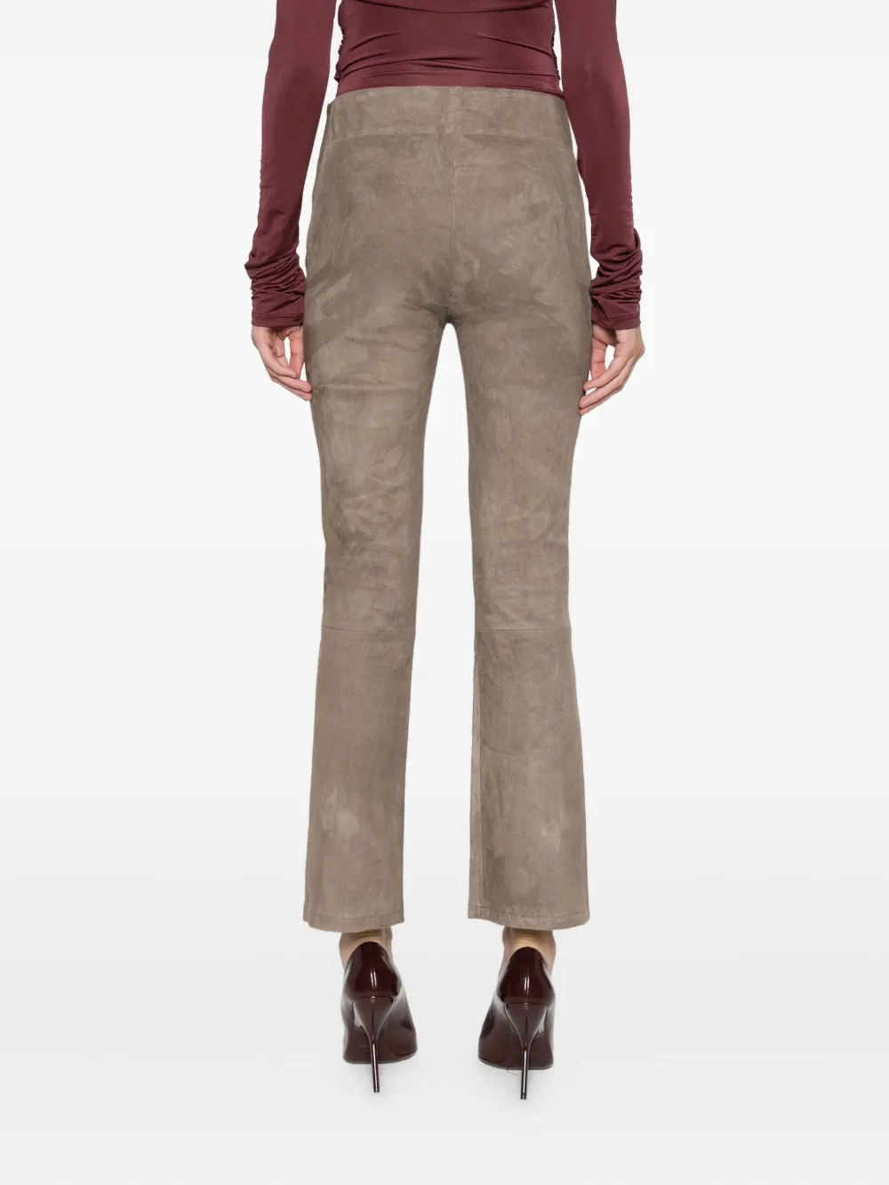 Arma Cropped broek Grijs