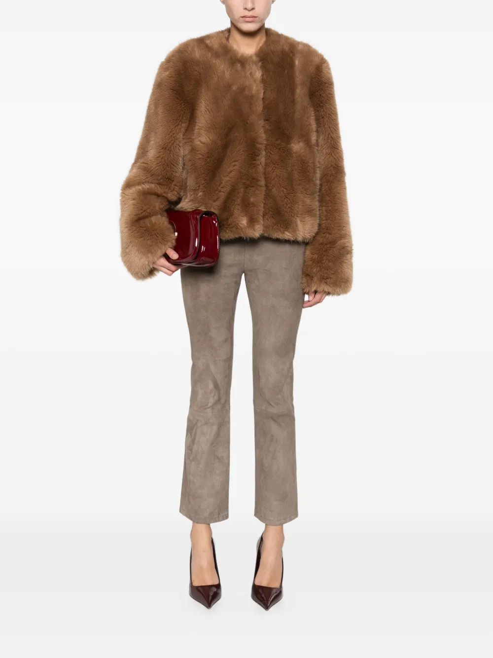 Arma Cropped broek - Grijs