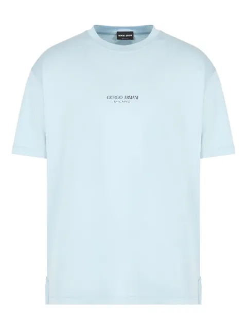 Giorgio Armani playera con logo estampado