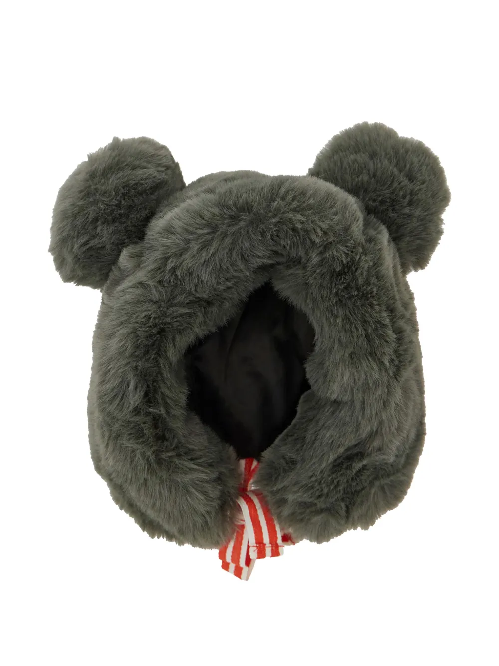 Mini Rodini faux fur ear hat - Grijs