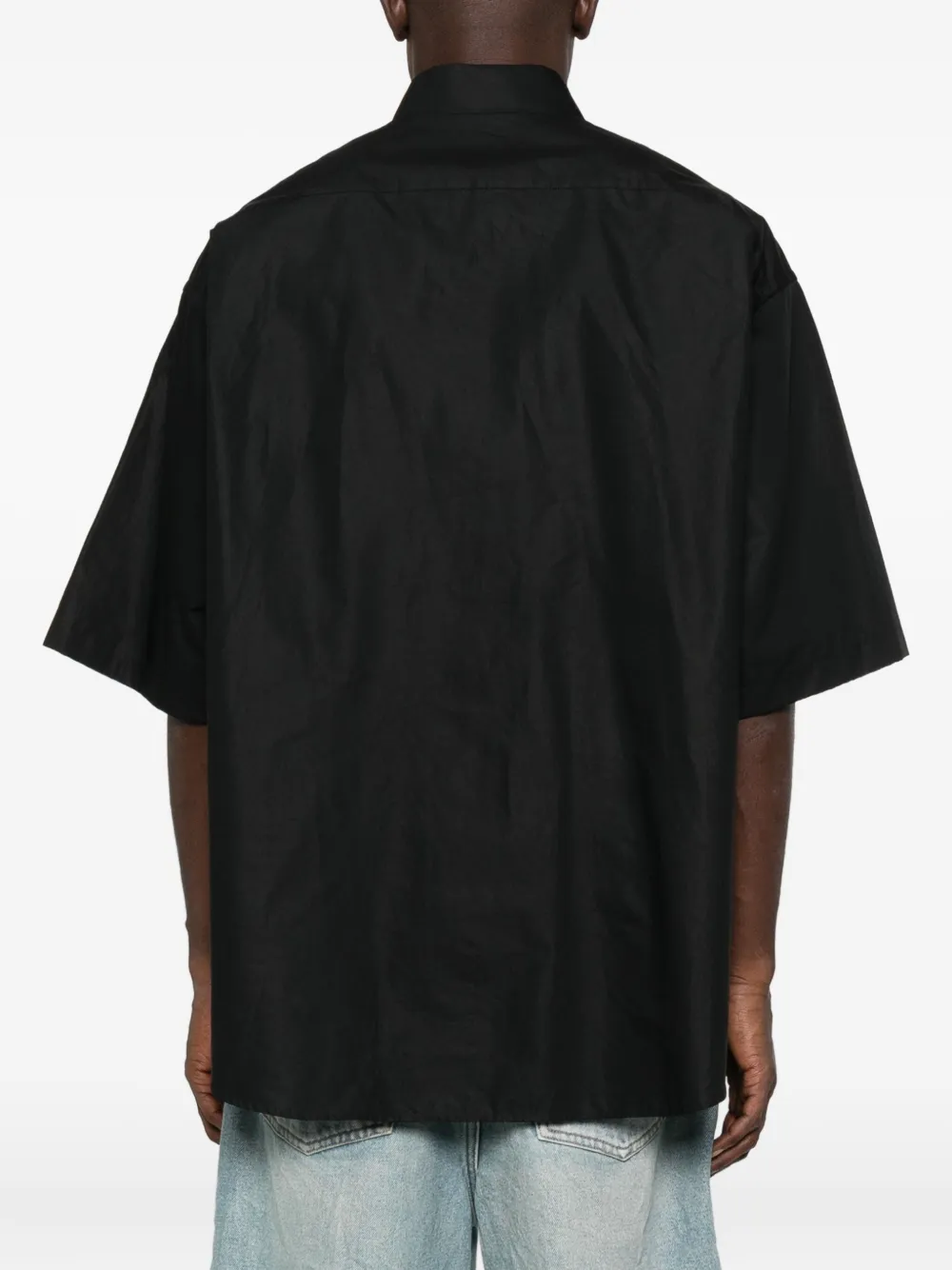 Balenciaga Overhemd met korte mouwen Zwart