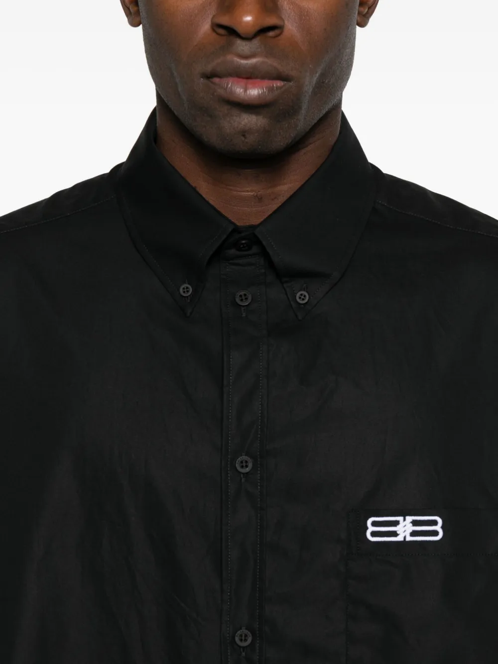 Balenciaga Overhemd met korte mouwen Zwart