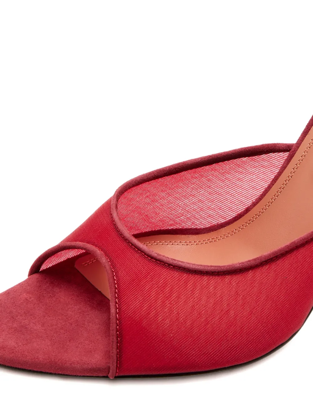 Amina Muaddi 95mm Alexa sandals Red
