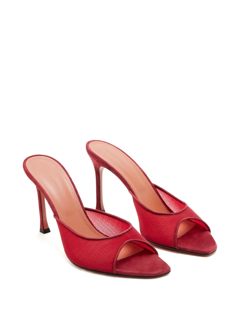 Amina Muaddi 95mm Alexa sandals Red