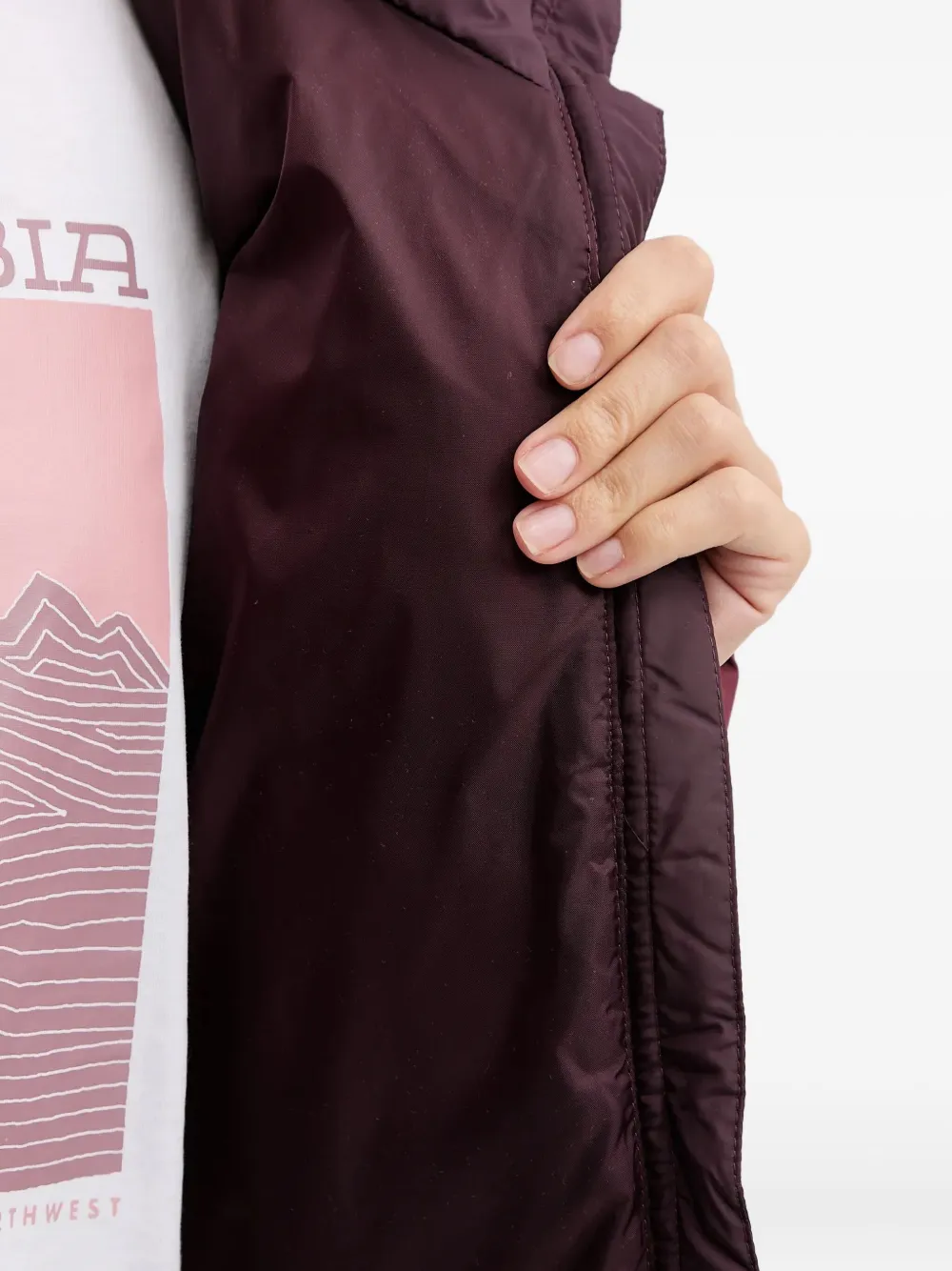 Columbia Puffect™ Ii Colorblock Padded Jacket In Red