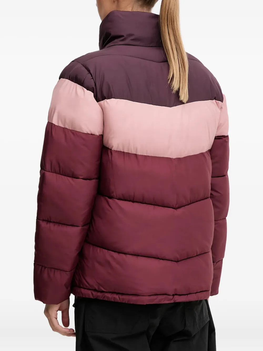 Columbia Puffect™ Ii Colorblock Padded Jacket In Red
