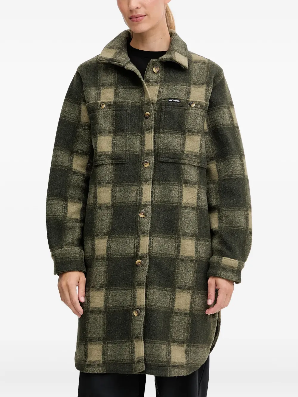Columbia Wildest Venture™ Check-pattern Coat In Green