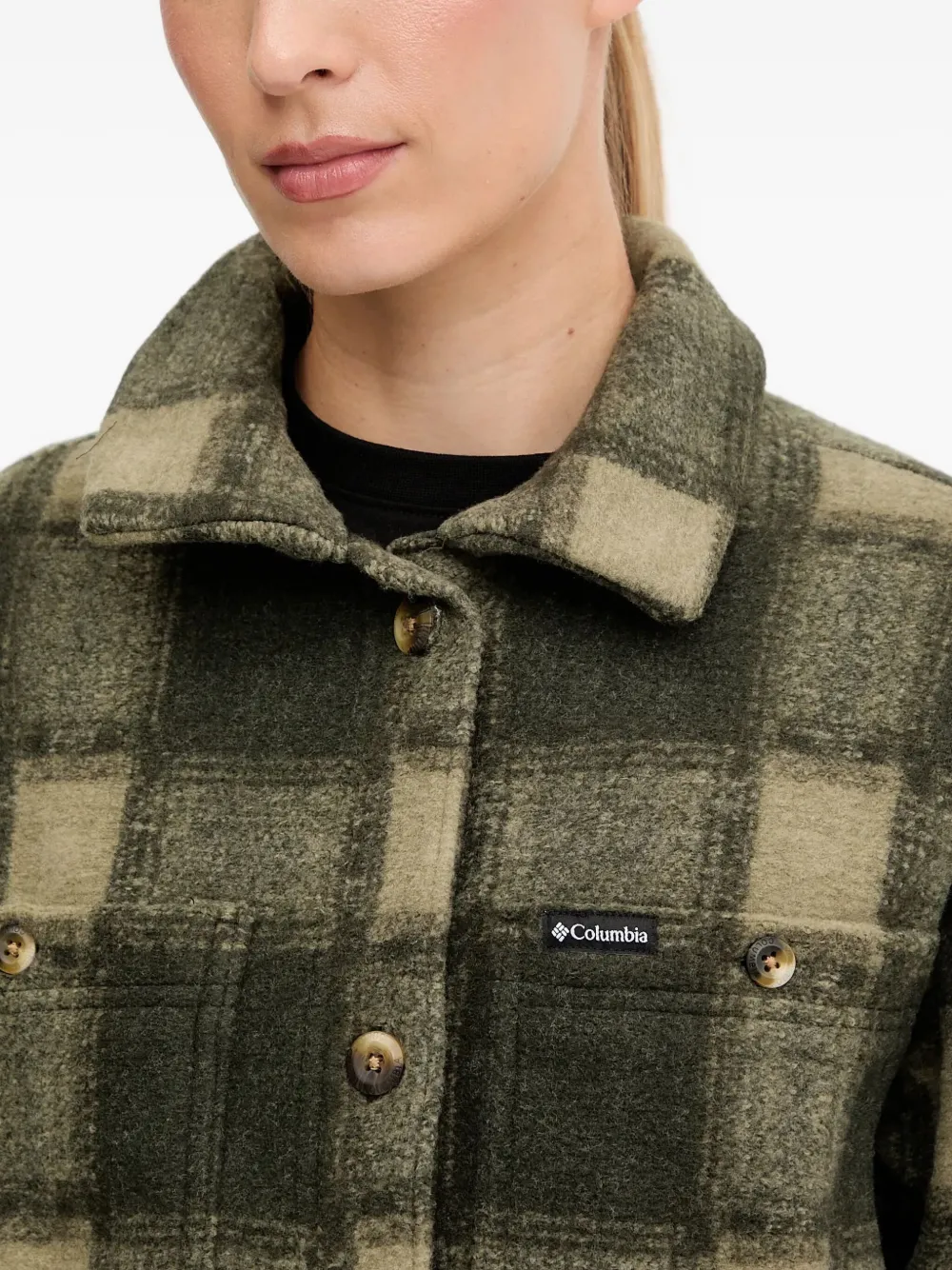 Columbia Wildest Venture™ Check-pattern Coat In Green