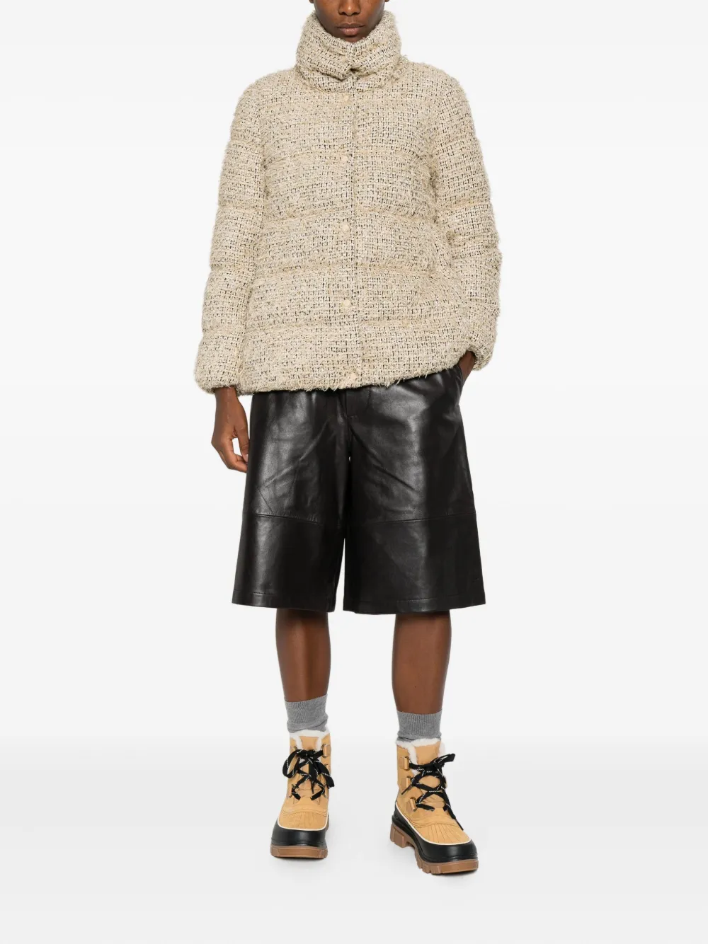 Moncler Cochelle tweed jacket | Down Jackets | Image 2