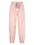 SA SU PHI elasticated-cuff drawstring trousers - Pink