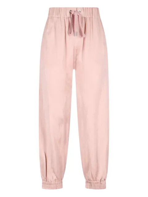 SA SU PHI elasticated-cuff drawstring trousers