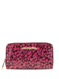 Louis Vuitton Pre-Owned 2010 Stephen Sprouse Monogram Vernis Leopard Zippy Wallet long wallets - Pink