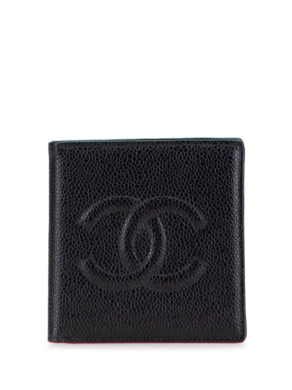 CHANEL Pre-Owned 1996-1997 CC Caviar Bifold Wallet small wallets | Black | Image 1