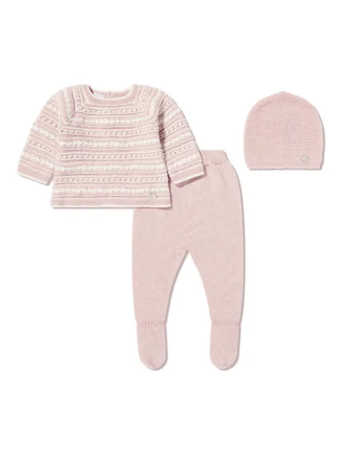 Paz Rodriguez set de mameluco con rayas estampadas