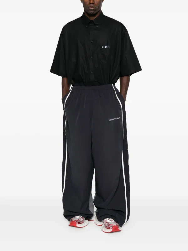 Balenciaga two-tone Panelled Trousers | Grey | FARFETCH Balenciaga two-tone Panelled Trousers | Grey | FARFETCH