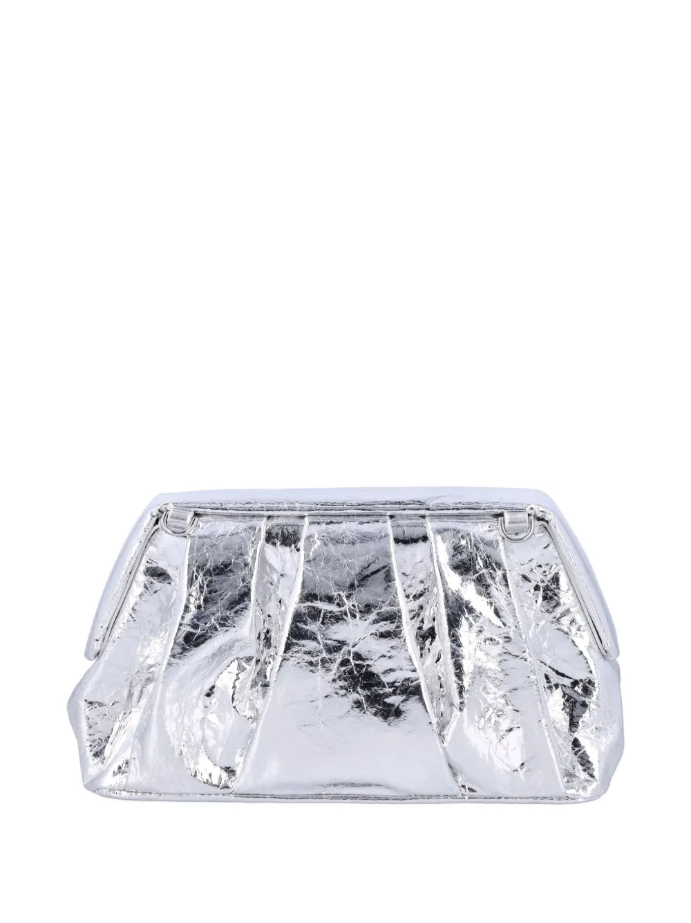 Themoirè Afrodite pleated metallic-effect clutch bag | Image 2
