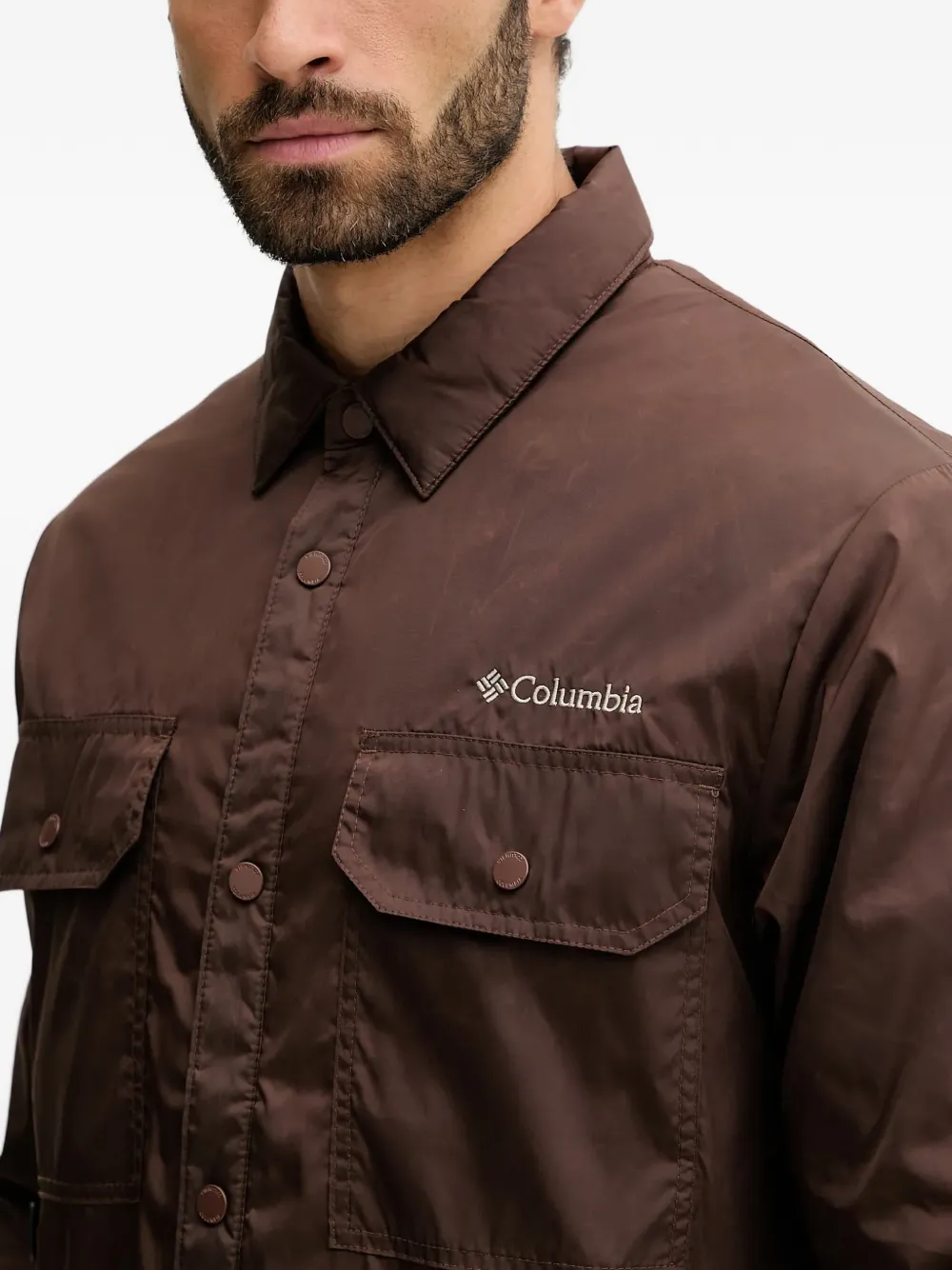 Columbia Landroamer™ shirtjack met zak met knopen Bruin