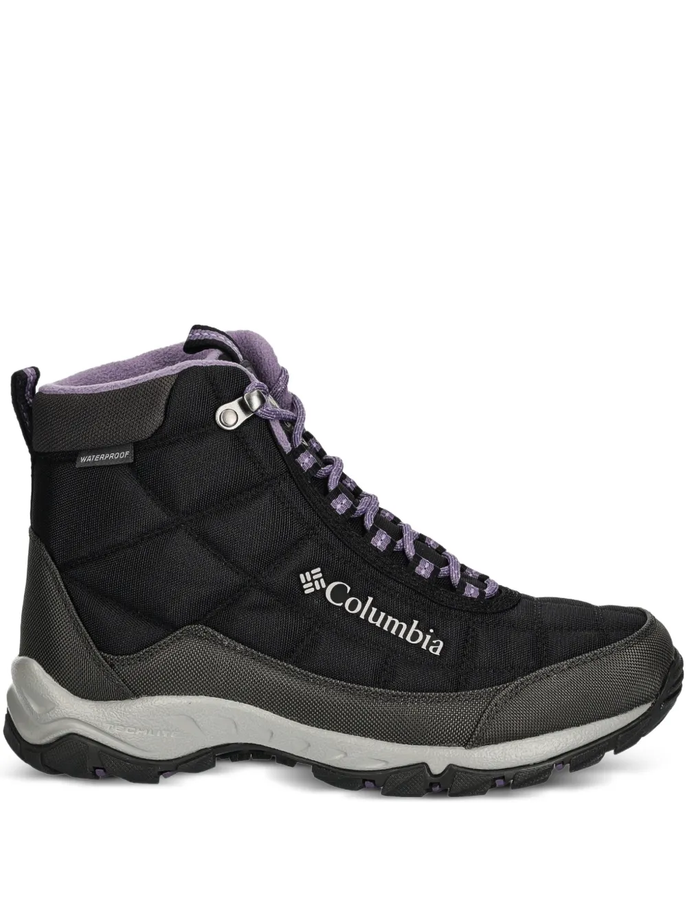 Columbia Bota Firecamp™ matelassê com cadarço | Preto | Image 1