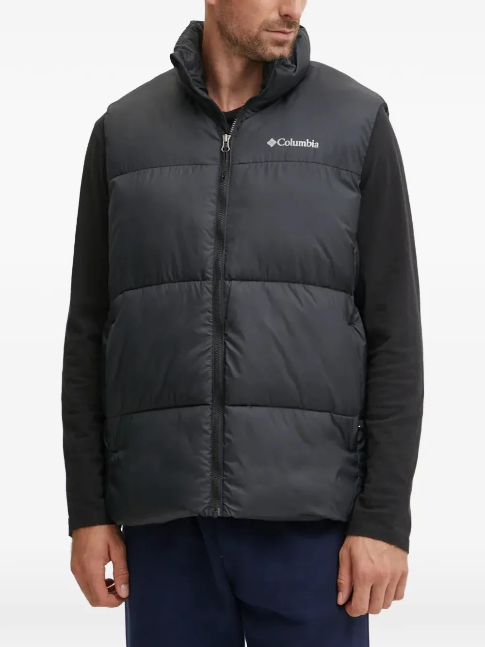 Columbia Puffect™ III zip-up vest | Grey | Image 1