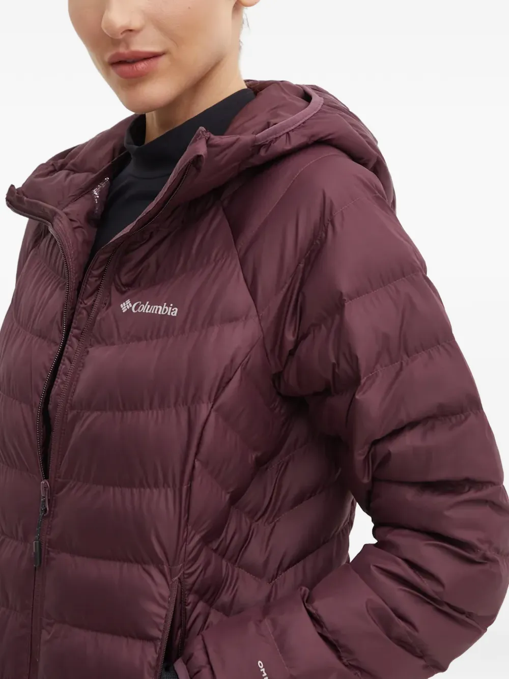  Columbia Powder Lite™ Ii Hooded Logo-detail Jacket - Purple 