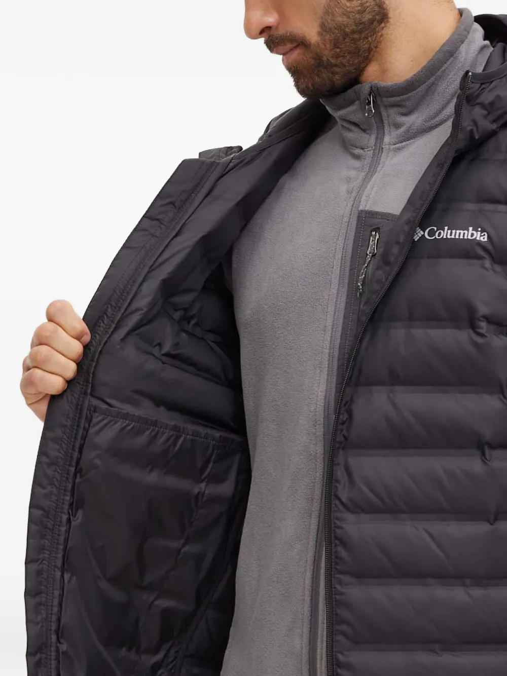 Columbia Lake 22™ II gewatteerd jack met capuchon Zwart