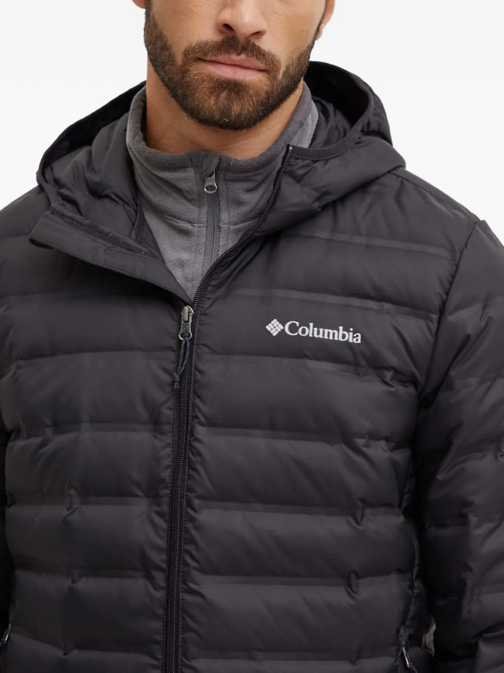 Columbia Lake 22™ II gewatteerd jack met capuchon Zwart