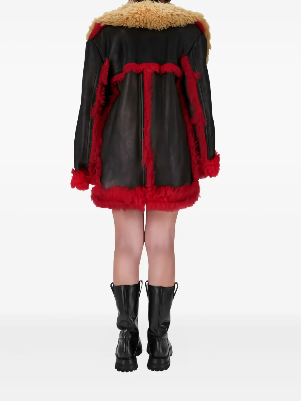 Prada Leren jas Zwart