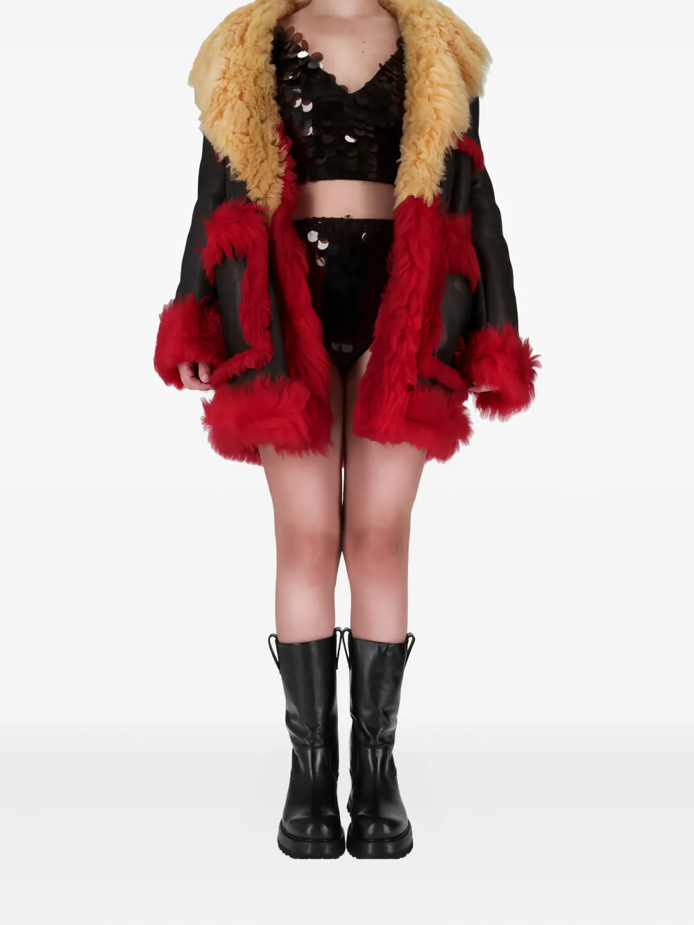 Prada Mantel aus Leder | Ledermäntel | Image 2