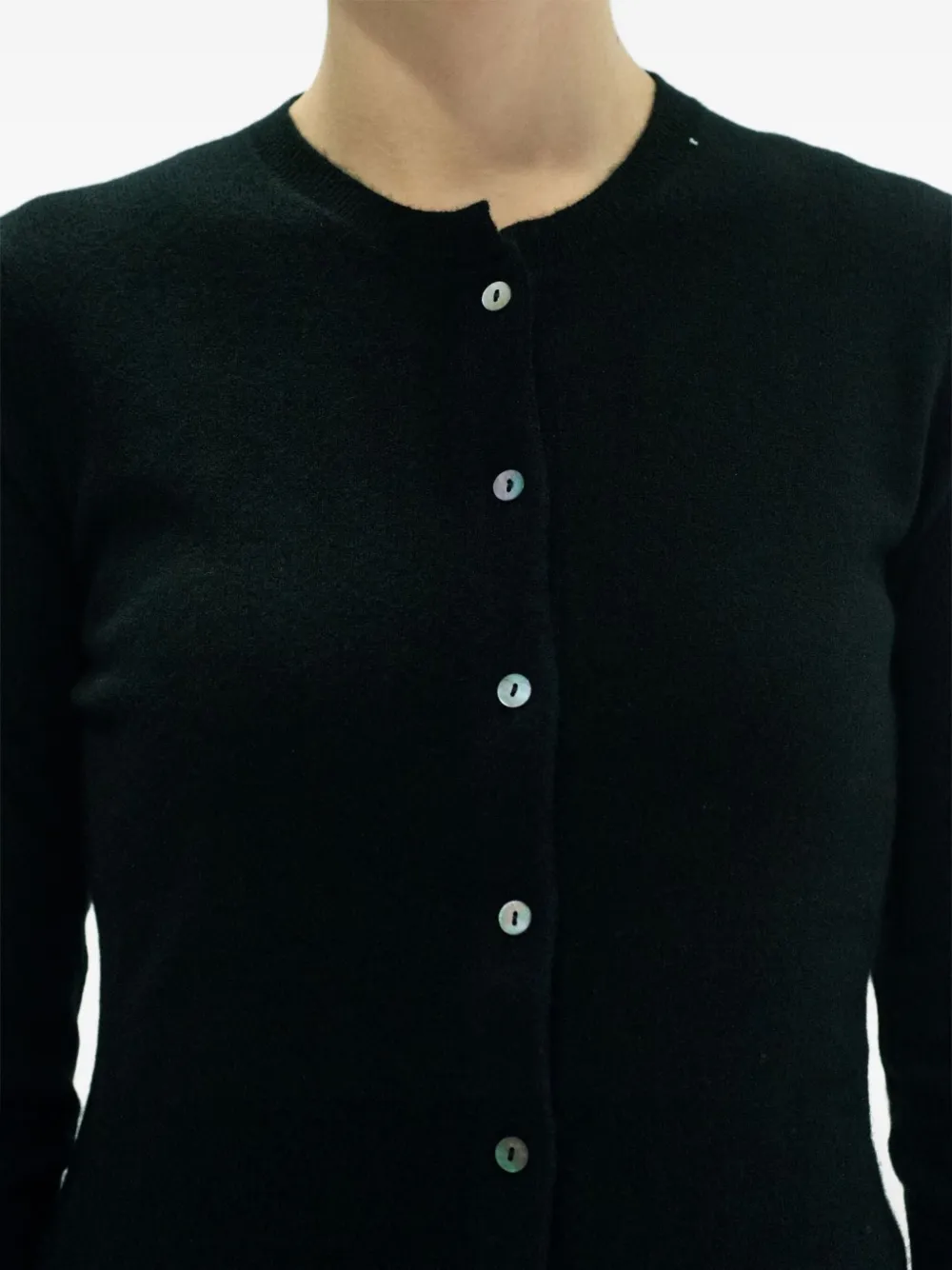 LA ROSE Kasjmier vest Zwart
