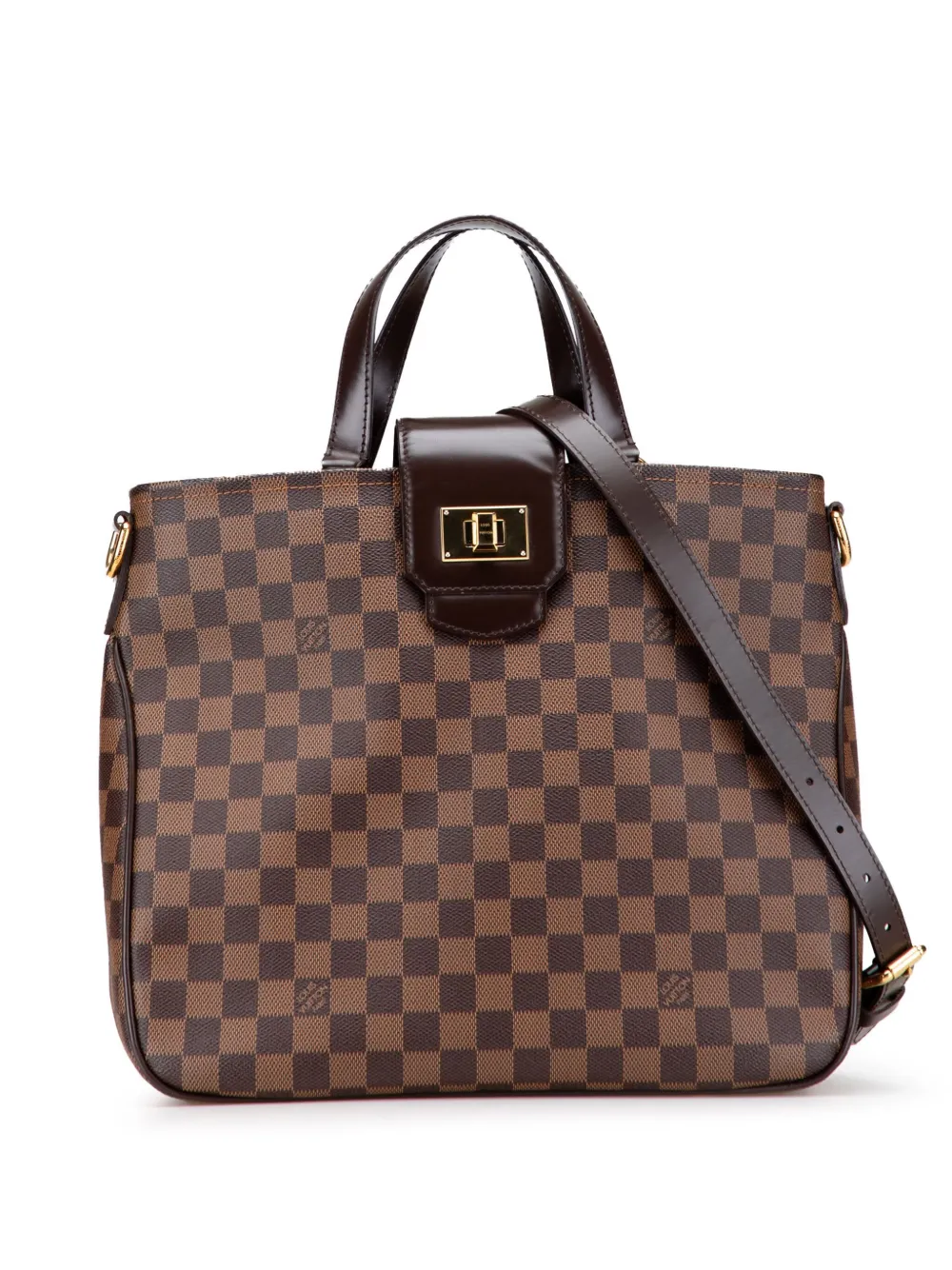 Louis Vuitton Pre-Owned 2012 Damier Ebene Cabas Rosebery satchel | Brown | Image 1