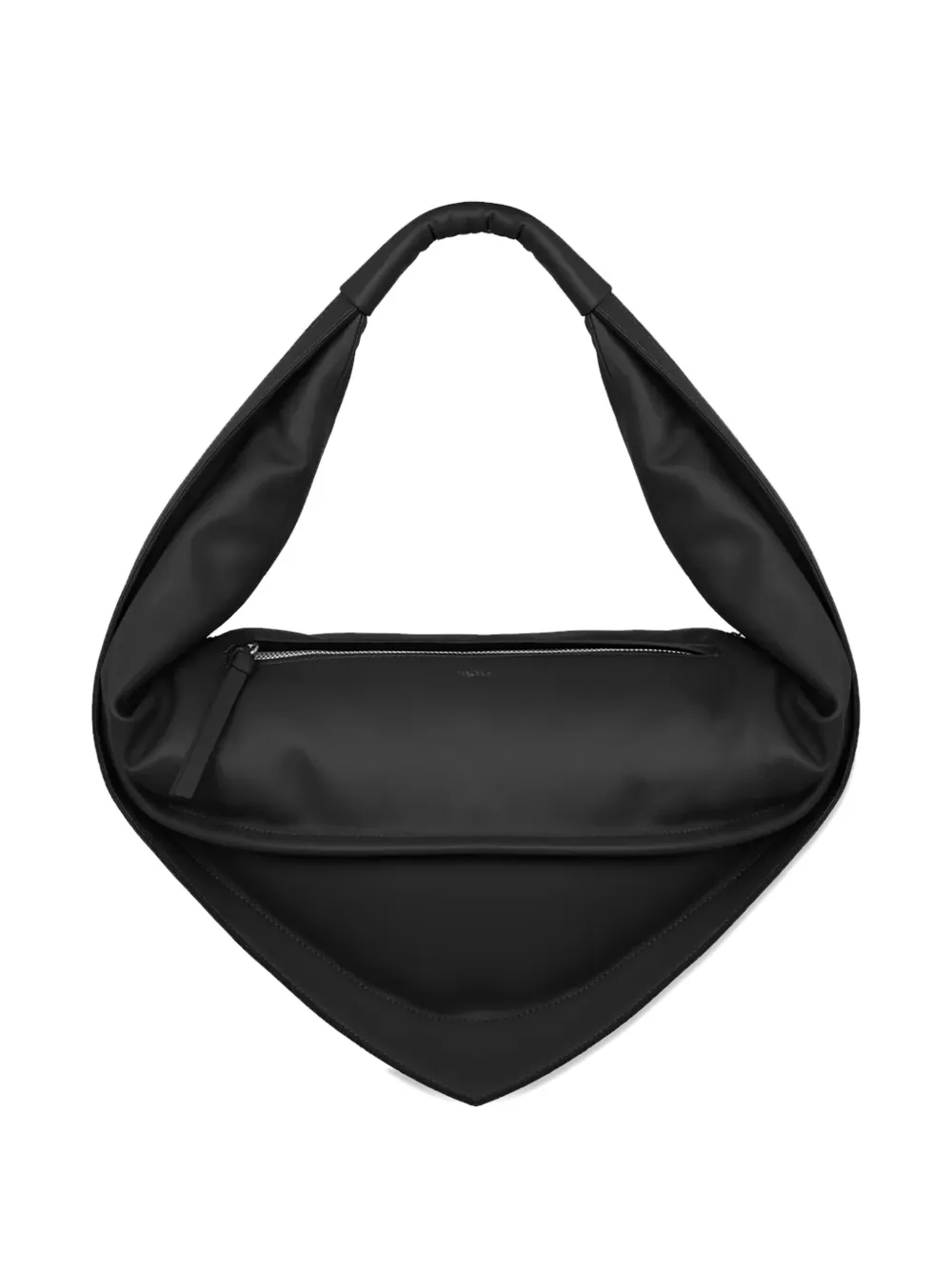 Federico Cina Padded Smooth Grain Tote Bag In Orange
